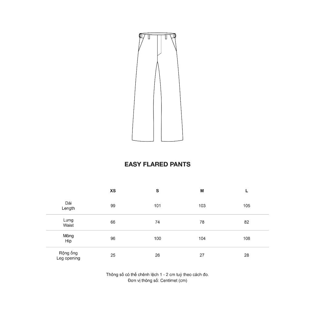 EASY FLARE PANTS