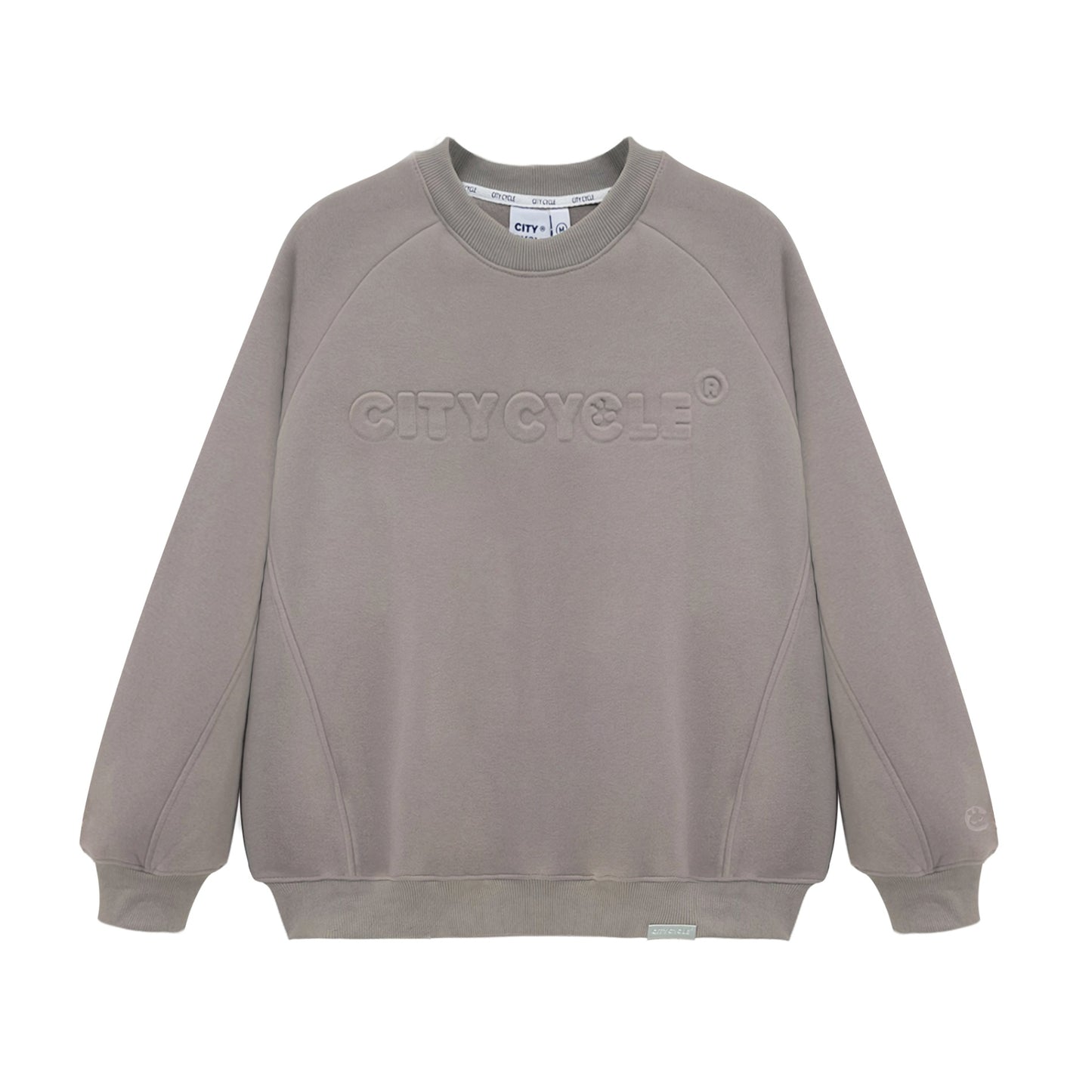 EMBOSSED RAGLAN SWEATER