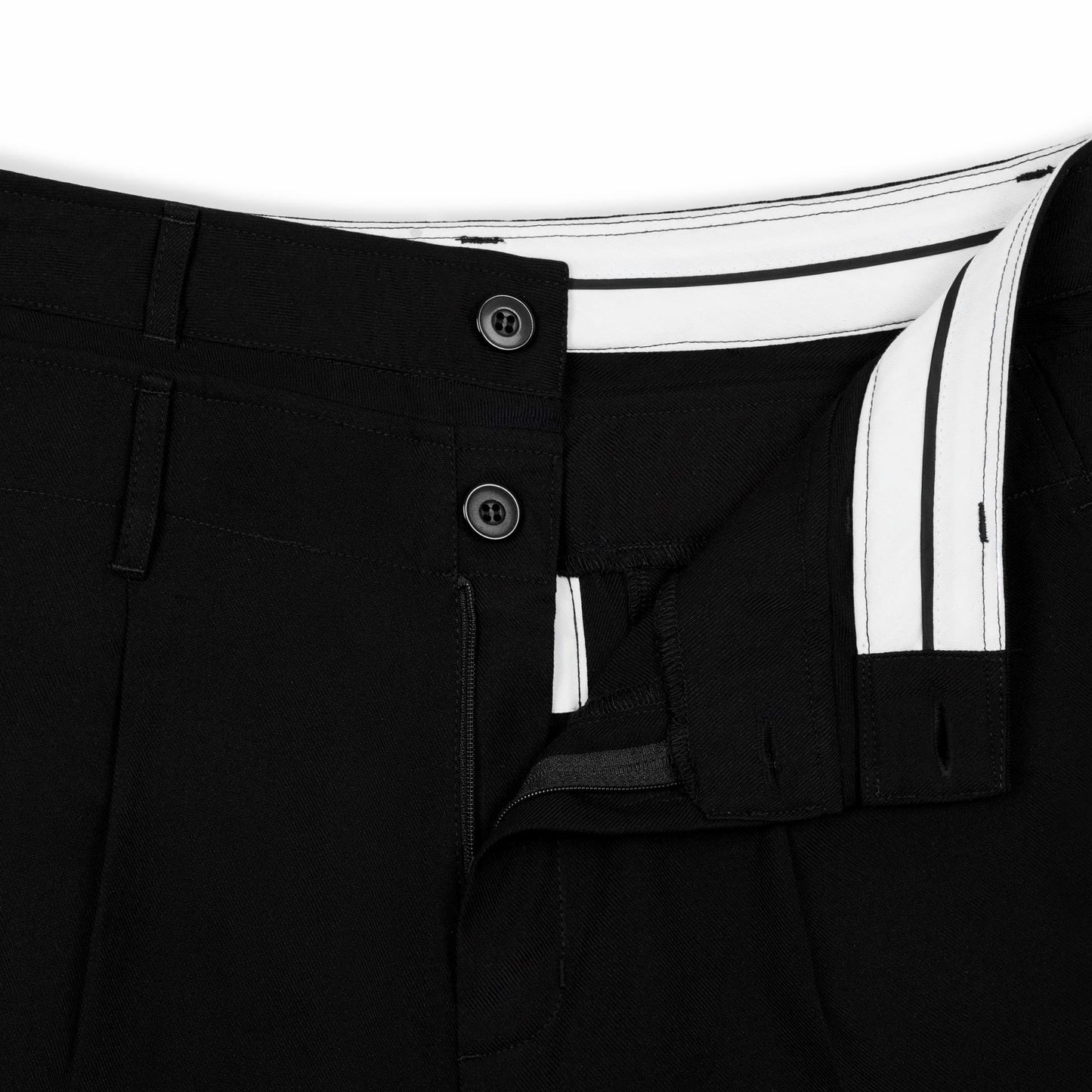 DOUBLE WAIST WIDE PANTS