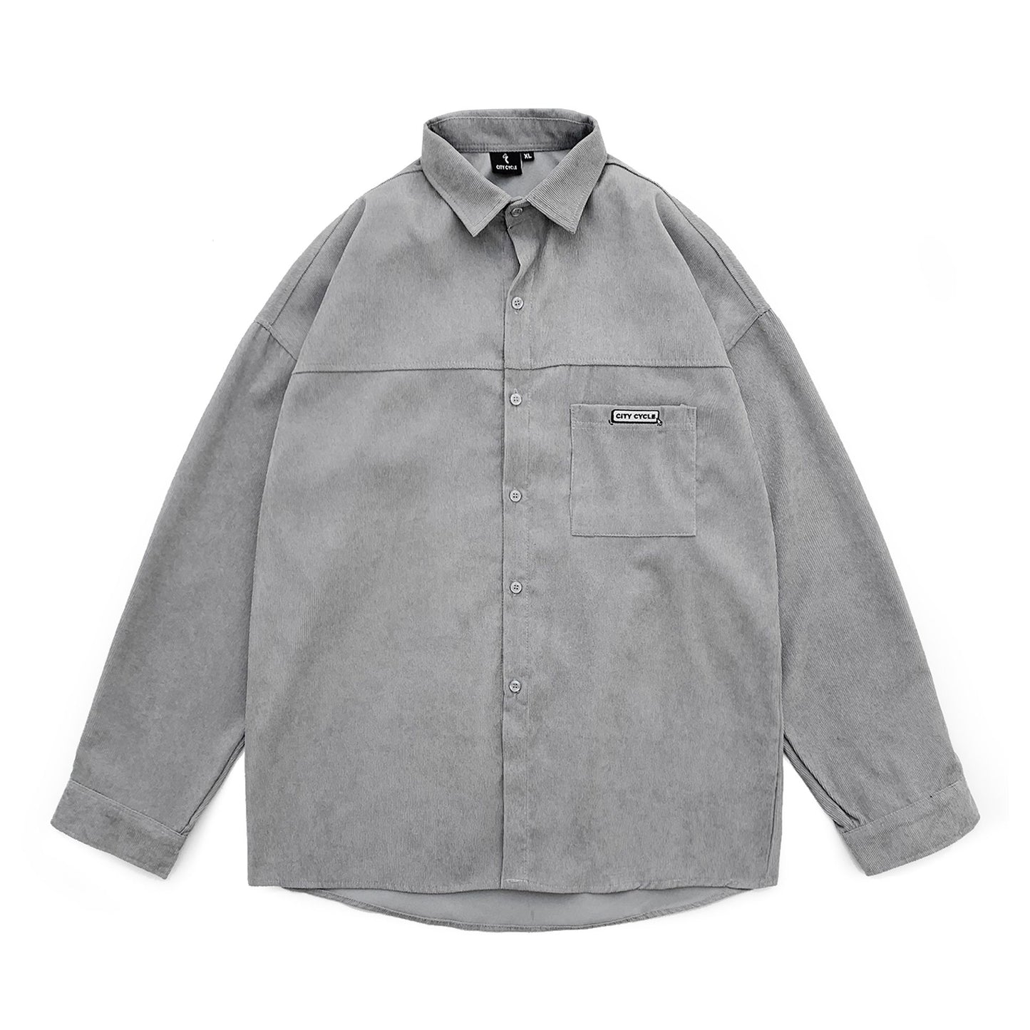 POCKET VELVET SHIRT