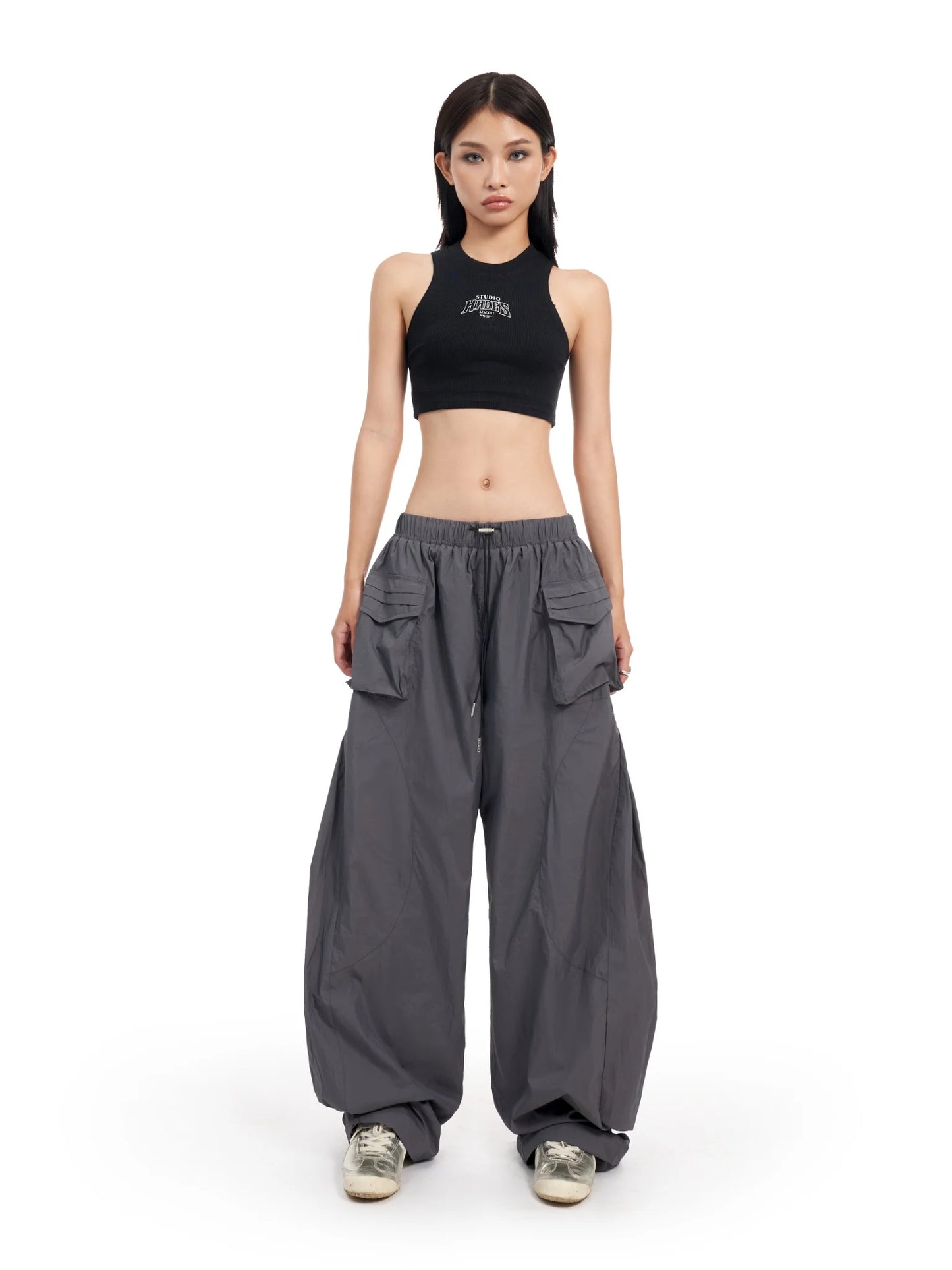 SILVER HYPEZONE WIDE LEG PANTS