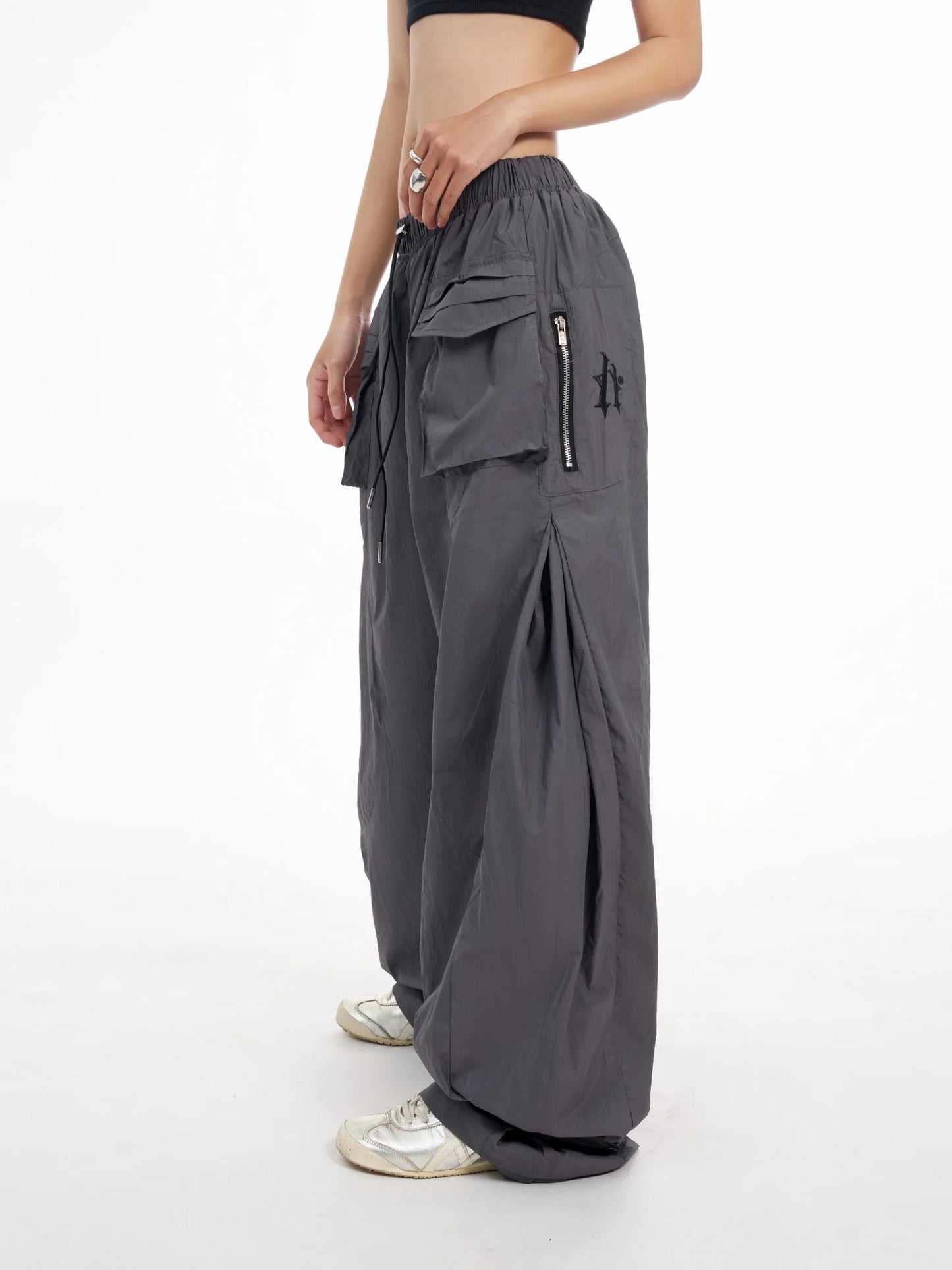 SILVER HYPEZONE WIDE LEG PANTS