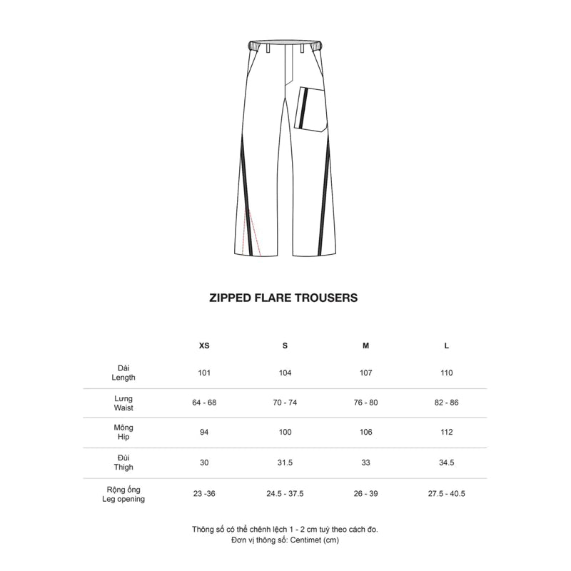 UTILITY ZIPPED PANTS