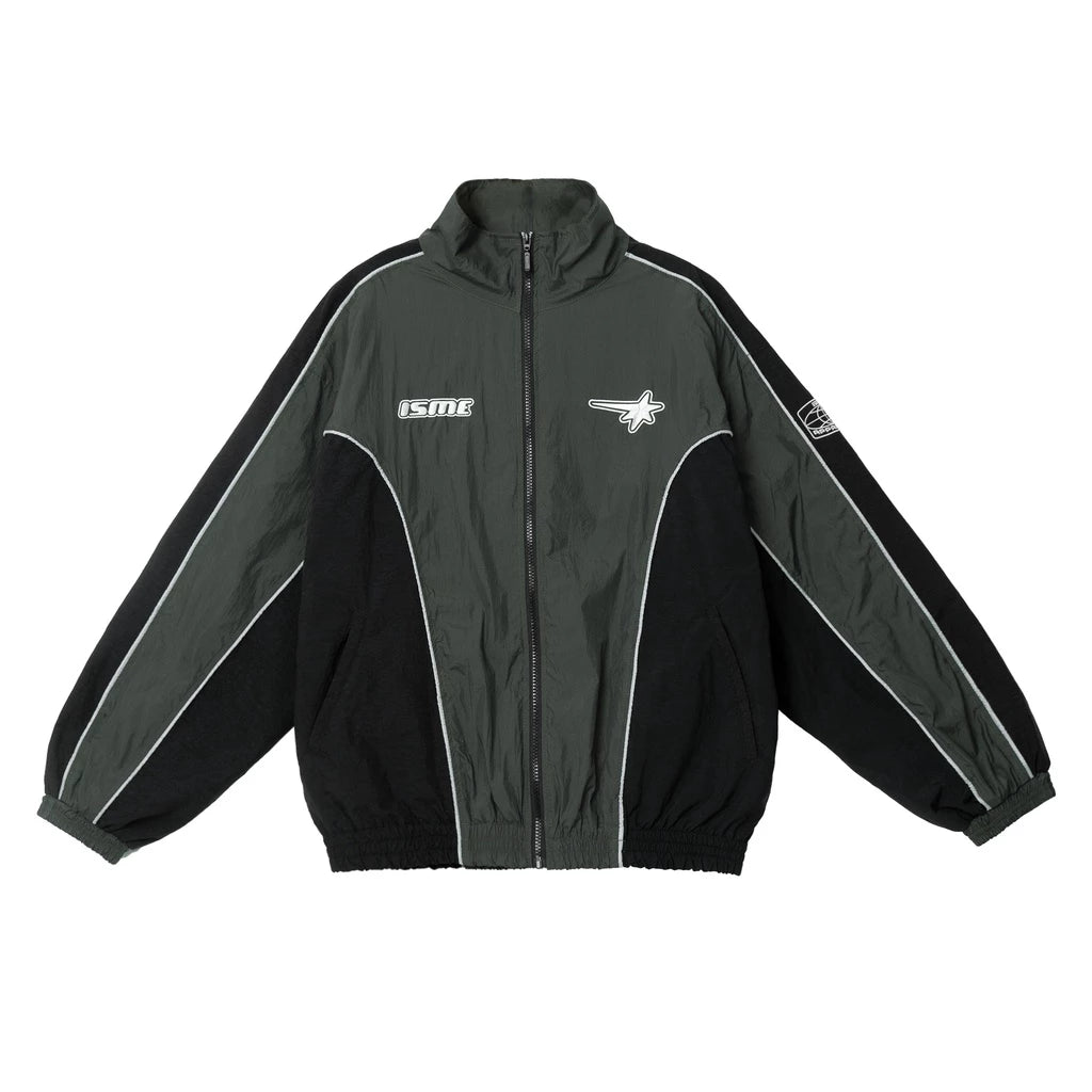 Reflective Piping Windbreaker