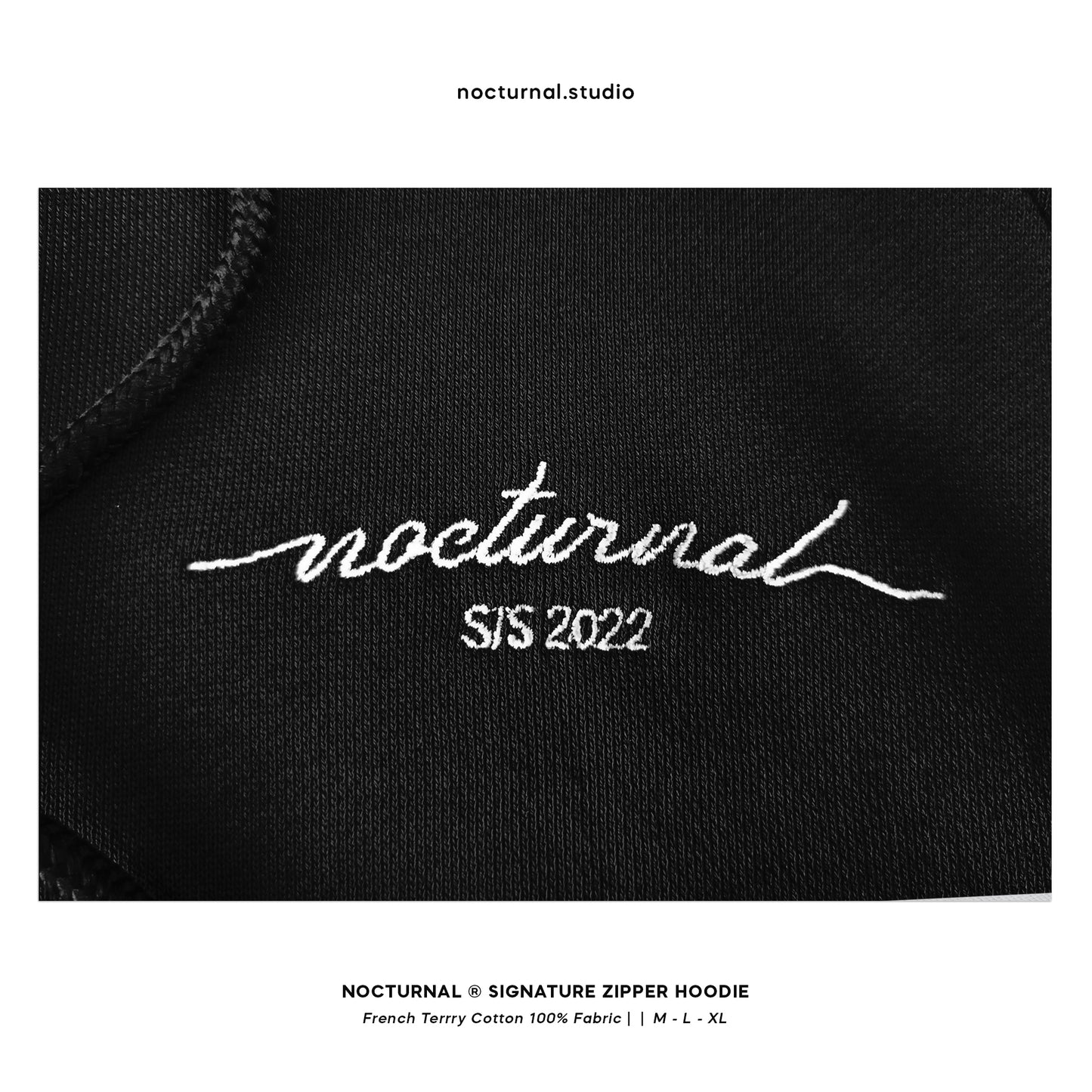 SIGNATURE ZIPPER HOODIE