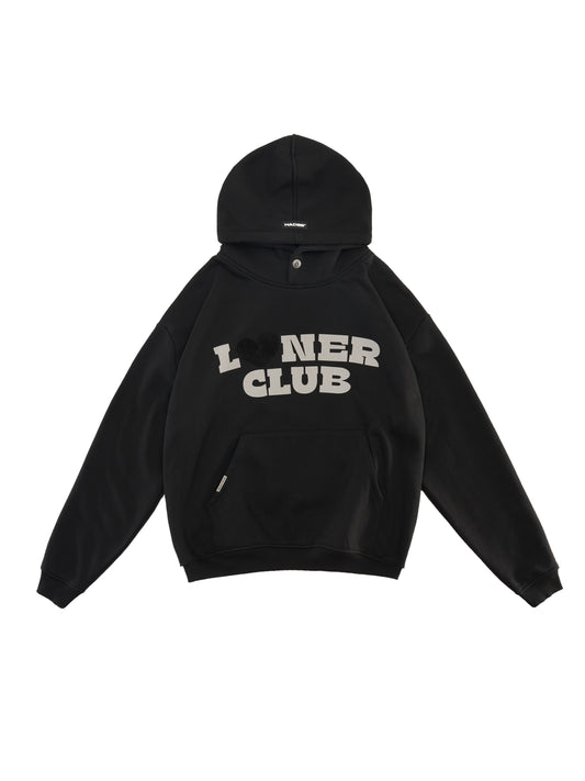 LONER CLUB BOXY HOODIE