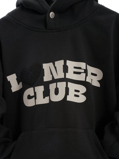 LONER CLUB BOXY HOODIE