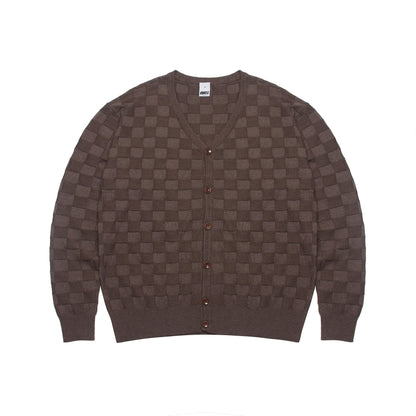 Leaf Icon Brown Cardigan