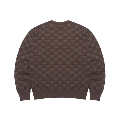 Leaf Icon Brown Cardigan