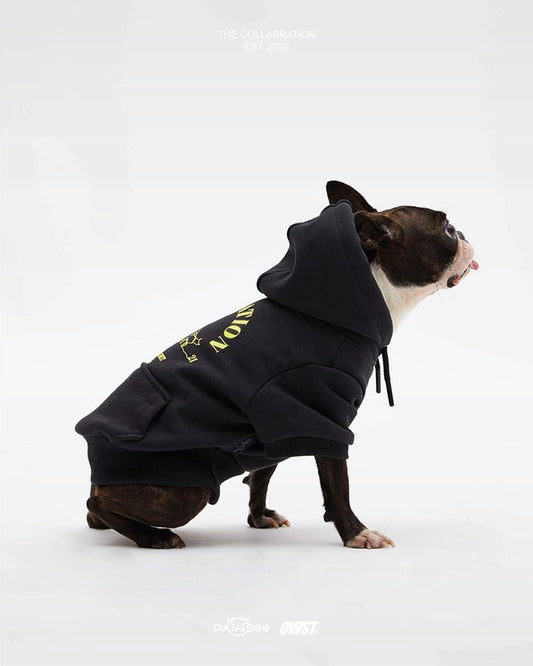 Staycation Black Pet Hoodie