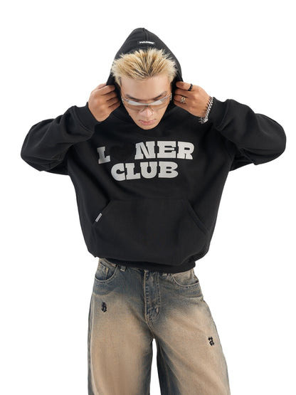 LONER CLUB BOXY HOODIE