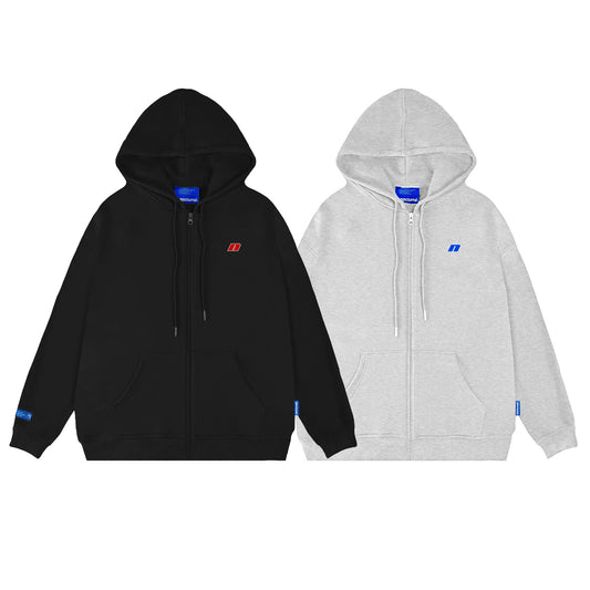 Minimal Zipper Hoodie