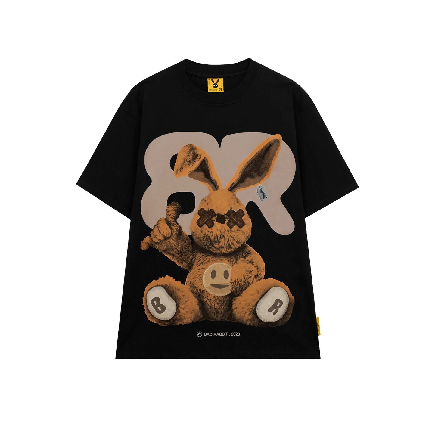 BLACK/WHITE RABBIT PLAYER TEE