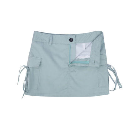 CARGO MINI SKIRT - MINT