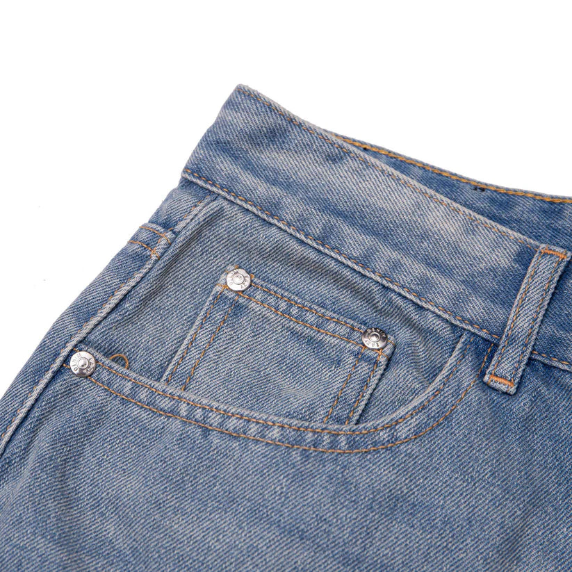 DESTROYED JEANS - BLUE