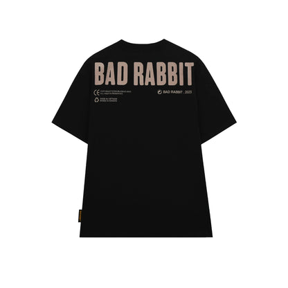 BLACK/WHITE RABBIT PLAYER TEE