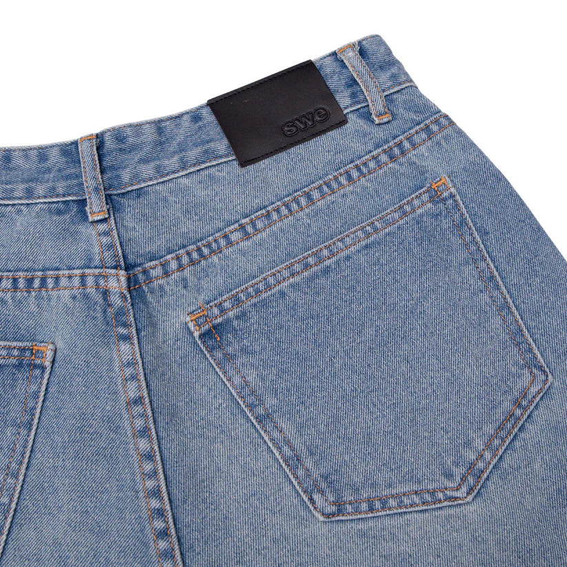 DESTROYED JEANS - BLUE