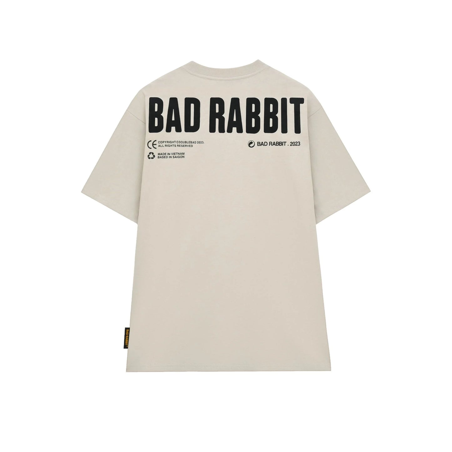 BLACK/WHITE RABBIT PLAYER TEE